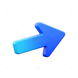 蓝色箭头图标设计元素