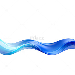 蓝波流动抽象艺术图案