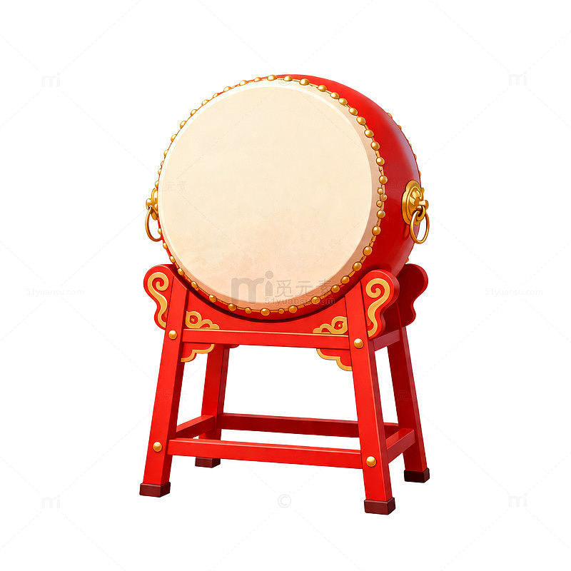 中国风大鼓乐器片