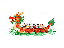 龙舟竞赛插画
