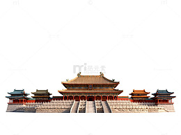 古建筑模型复原图