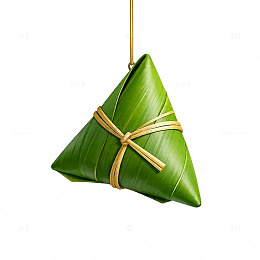 绿色粽子节日食品插图