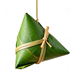 绿色粽子节日美食传统美食