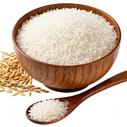 木碗大米食材