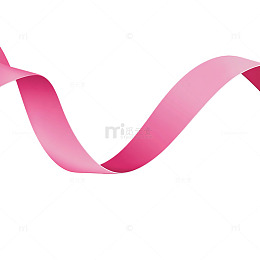 柔美粉色丝带的缤纷交织