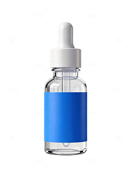 简约玻璃滴管瓶包装设计样机