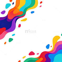 多彩抽象艺术背景设计