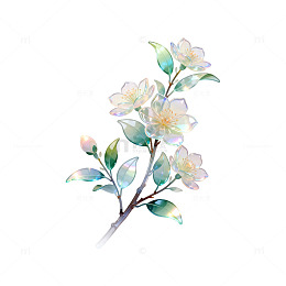 水彩花卉插画