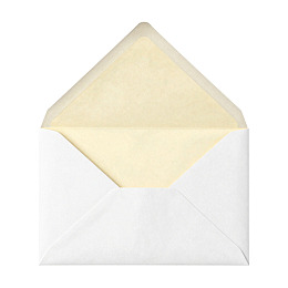 白色信封内衬米黄色图片