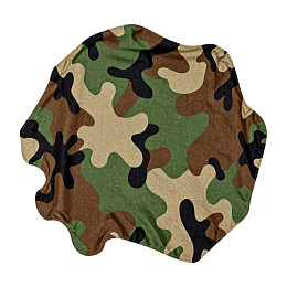 迷彩图案布料特写图片