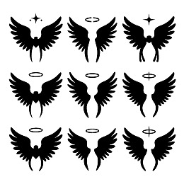 九款天使翅膀图标设计