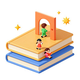 书本上的童话世界图片