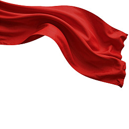 红色绸缎飘扬图片
