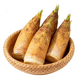 新鲜竹笋编织篮装