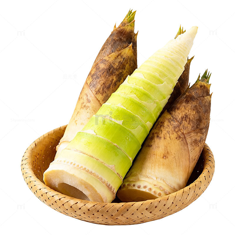 新鲜竹笋美食片