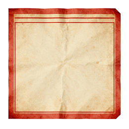 复古风格褶皱纸张边框设计