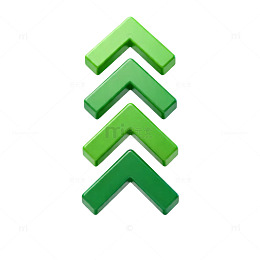绿箭图标简约设计元素