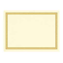 米色背景金色边框的空白卡片