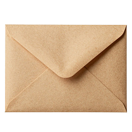 棕色信封特写图片