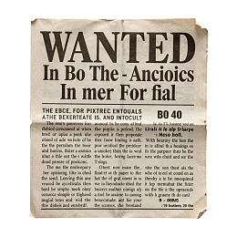 旧报纸寻人启事图片