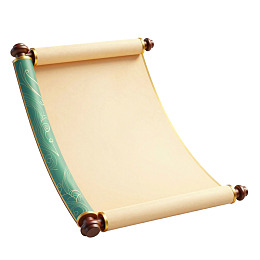 古风卷轴空白纸张图片