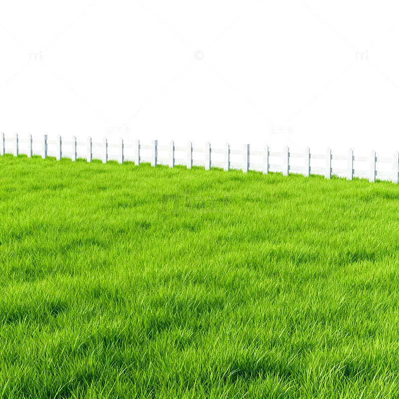 绿草如茵田园风景