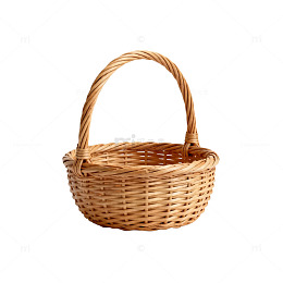 编织篮手工工艺品展示