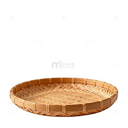 竹编圆盘静物