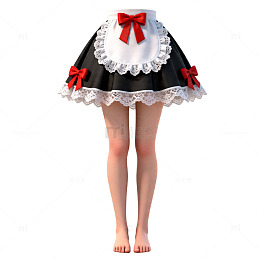 女仆装背影设计图