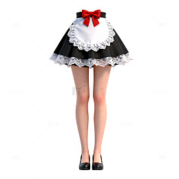 动漫风格女仆装服装设计效果展示