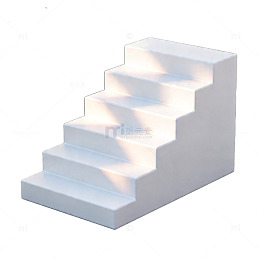 简约风格灯光楼梯设计图