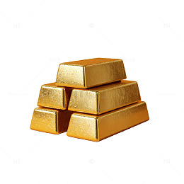 金色流光下的财富堆砌