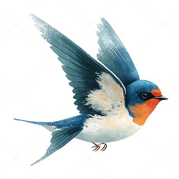 羽翼如梦天际飞翔