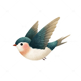 细腻水彩中的自由灵魂