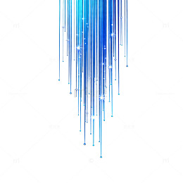 蓝色流线抽象艺术图案