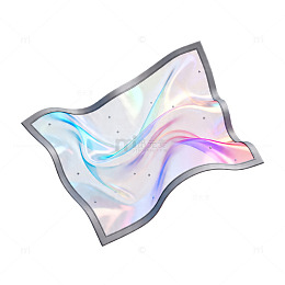 彩虹色流动膜设计素材