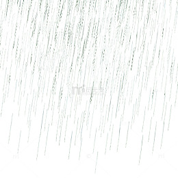 雨中树木简约插画