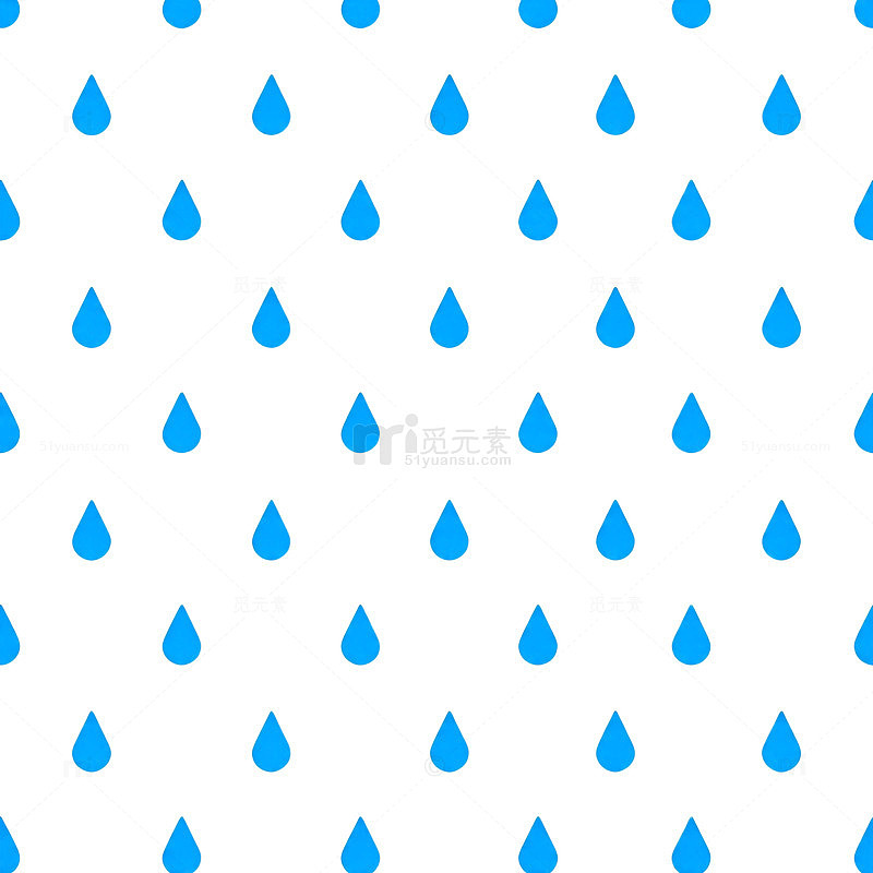 蓝色水滴图案壁纸设计素材