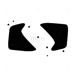 抽象黑白几何图形艺术图案