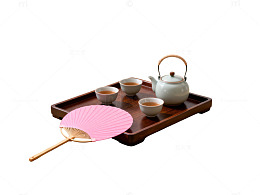 日式茶道摆设静物