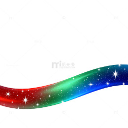 彩虹星光梦幻背景设计素材