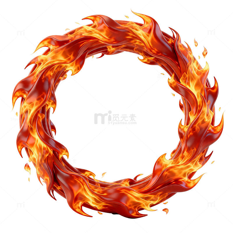 火焰环形火圈特效