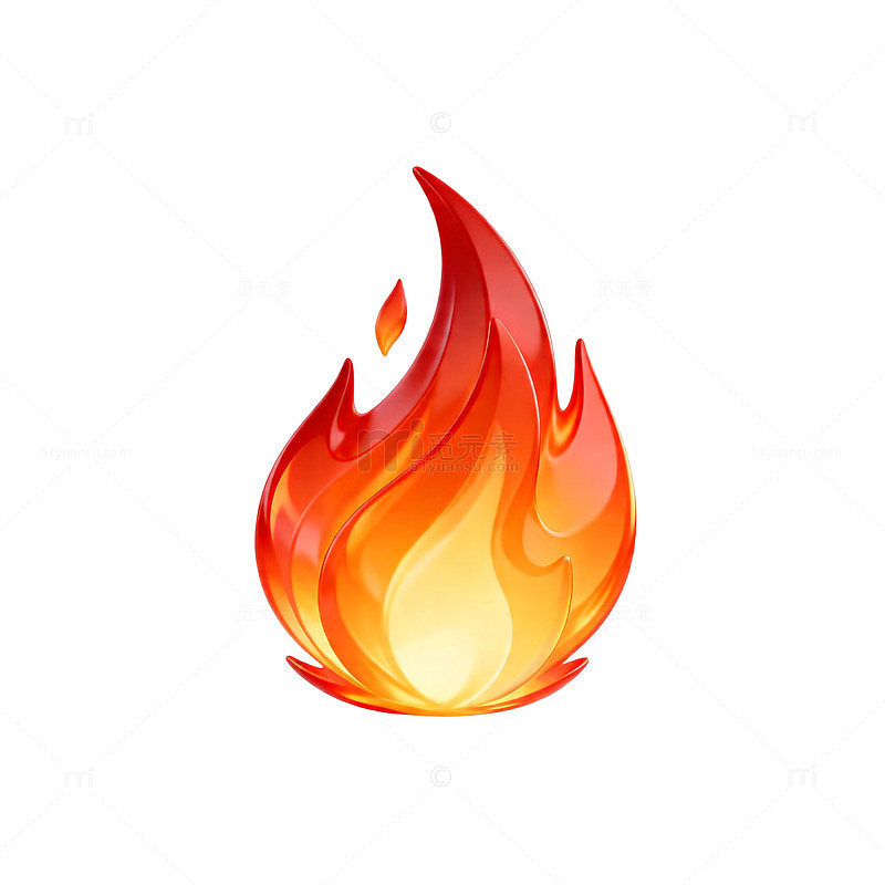 火焰图标设计素材