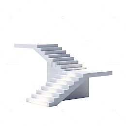 现代感螺旋楼梯三维模型