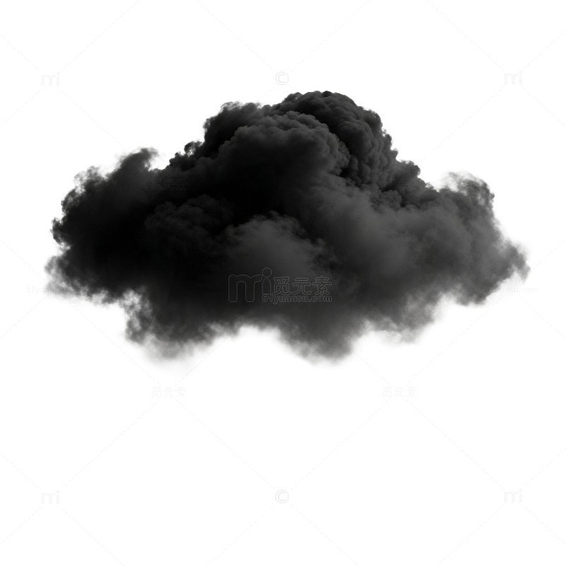 水墨云彩绘画素材