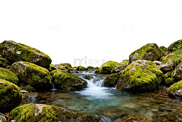 山间溪流风光图片