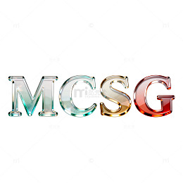 炫彩MCSG字母艺术字设计