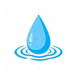 水滴波纹图标设计素材