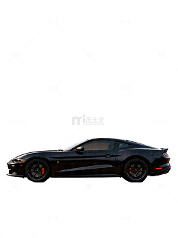 黑车橙日落简约风图片