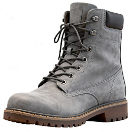 灰色工装靴展示图